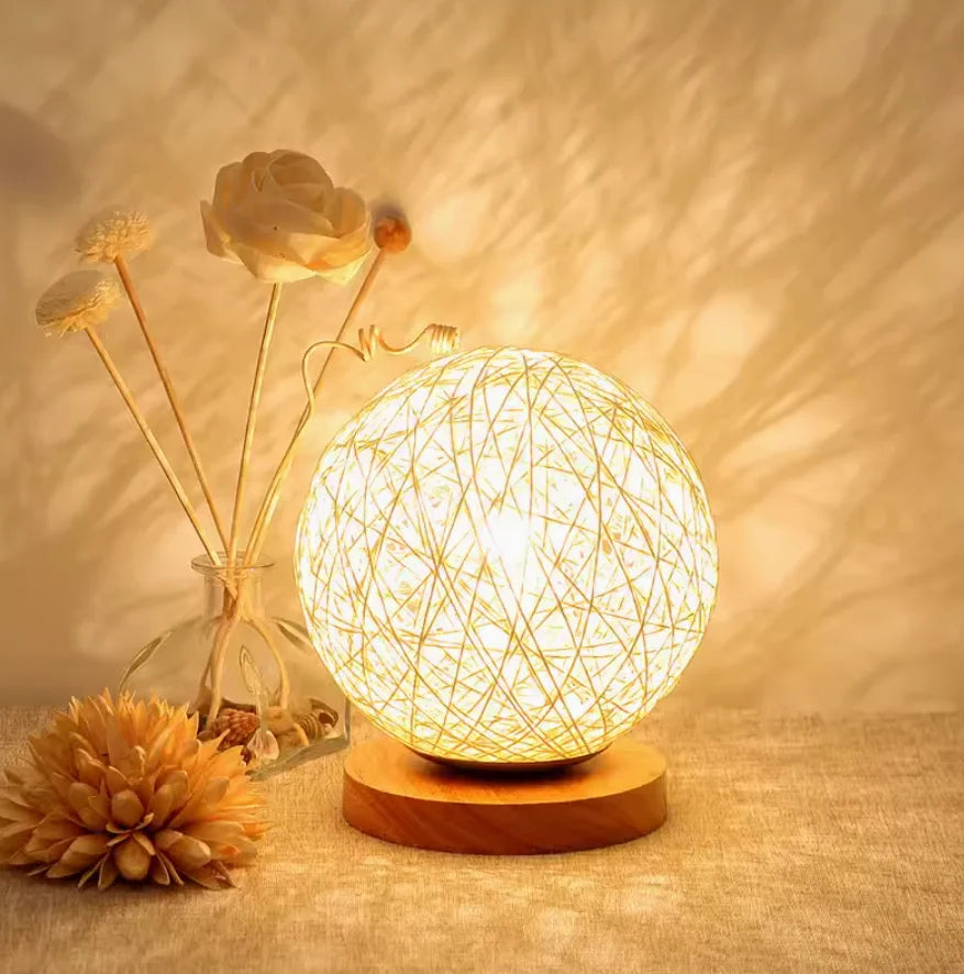BohoLume - Veilleuse Boho avec lumière LED chaude