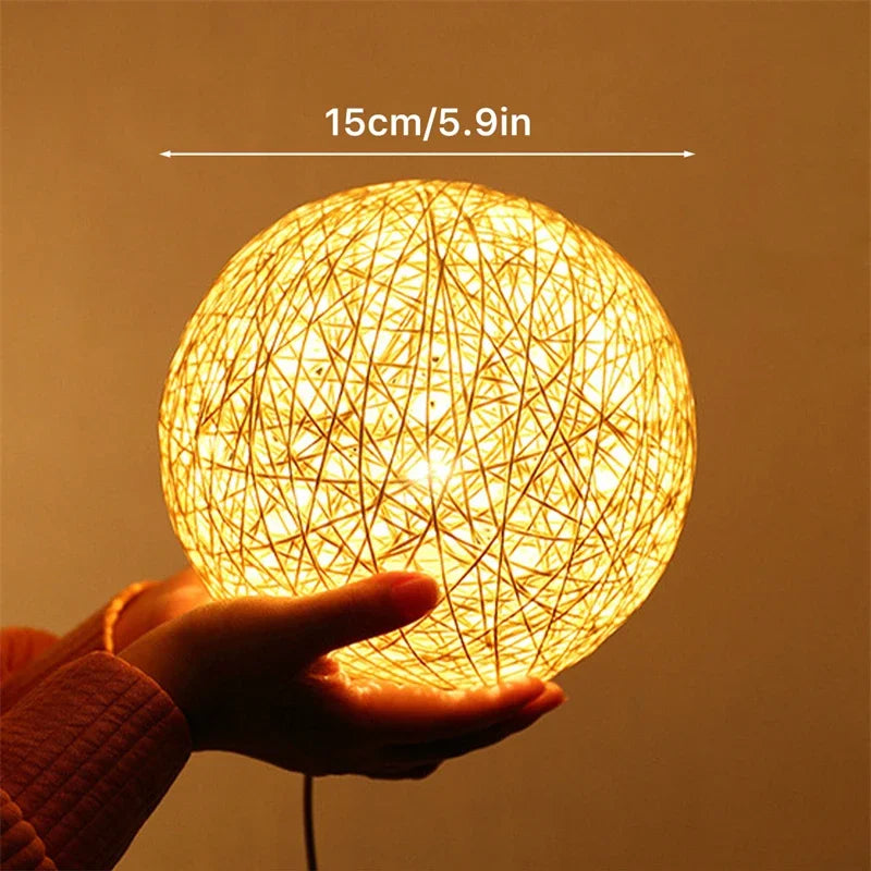 BohoLume - Veilleuse Boho avec lumière LED chaude