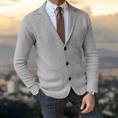 Max - Blazer polyvalent à manches longues avec col à revers