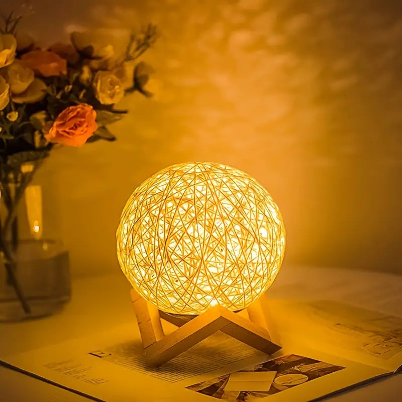 BohoLume - Veilleuse Boho avec lumière LED chaude