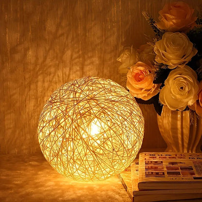 BohoLume - Veilleuse Boho avec lumière LED chaude