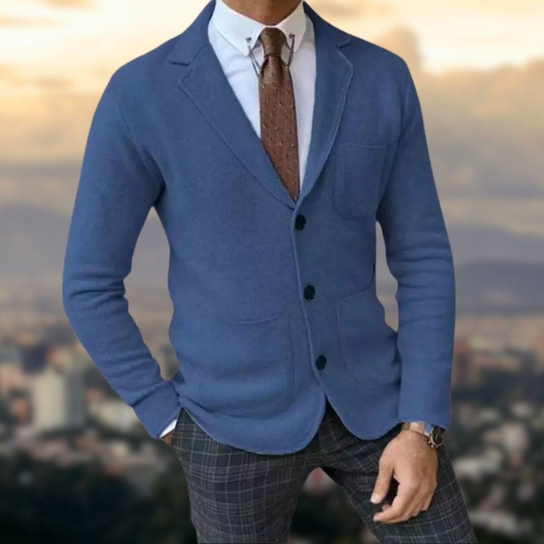 Max - Blazer polyvalent à manches longues avec col à revers