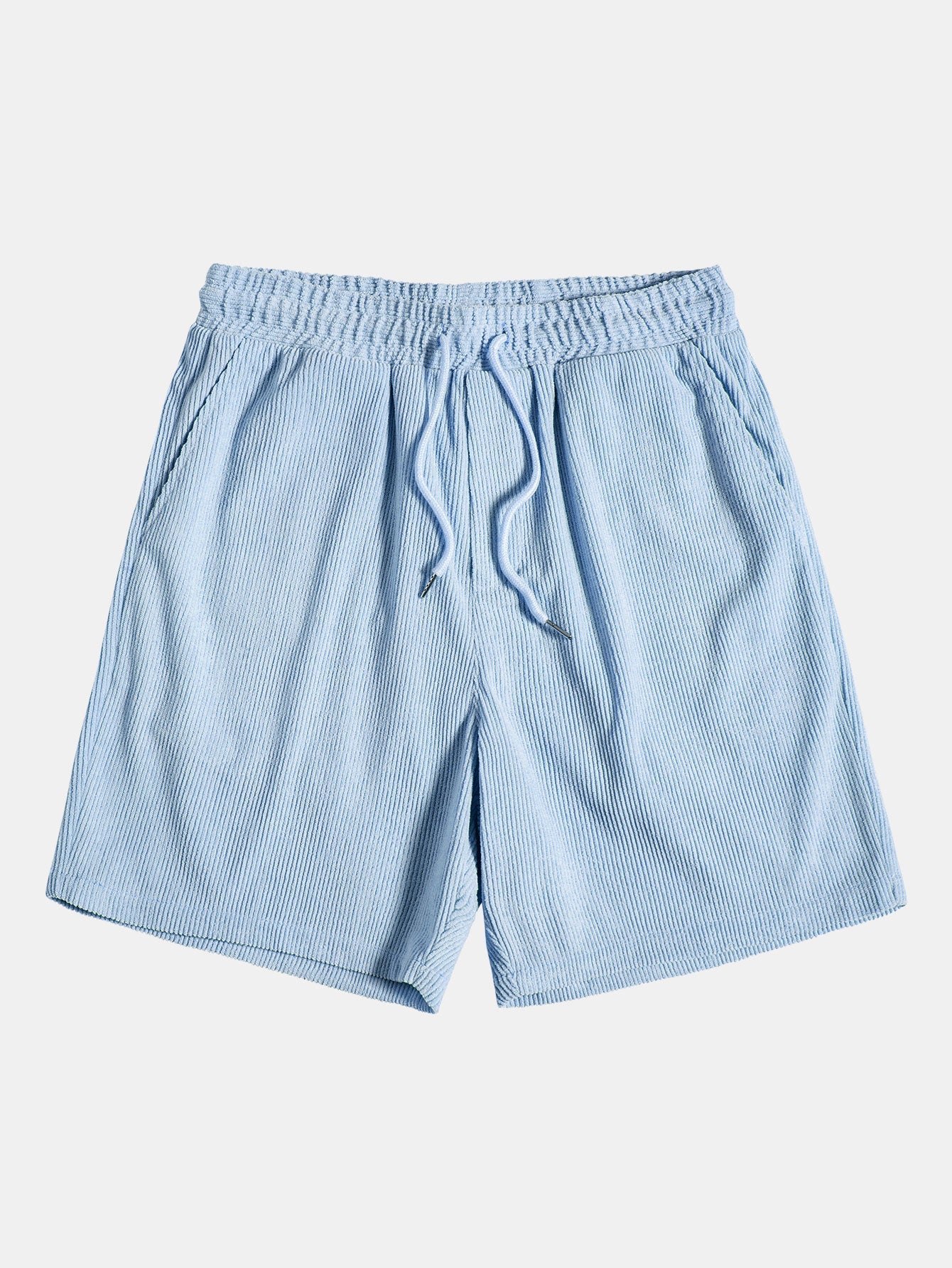 Ethan - Kurzarm Cordhemd Mit Knöpfen Und Shorts Set