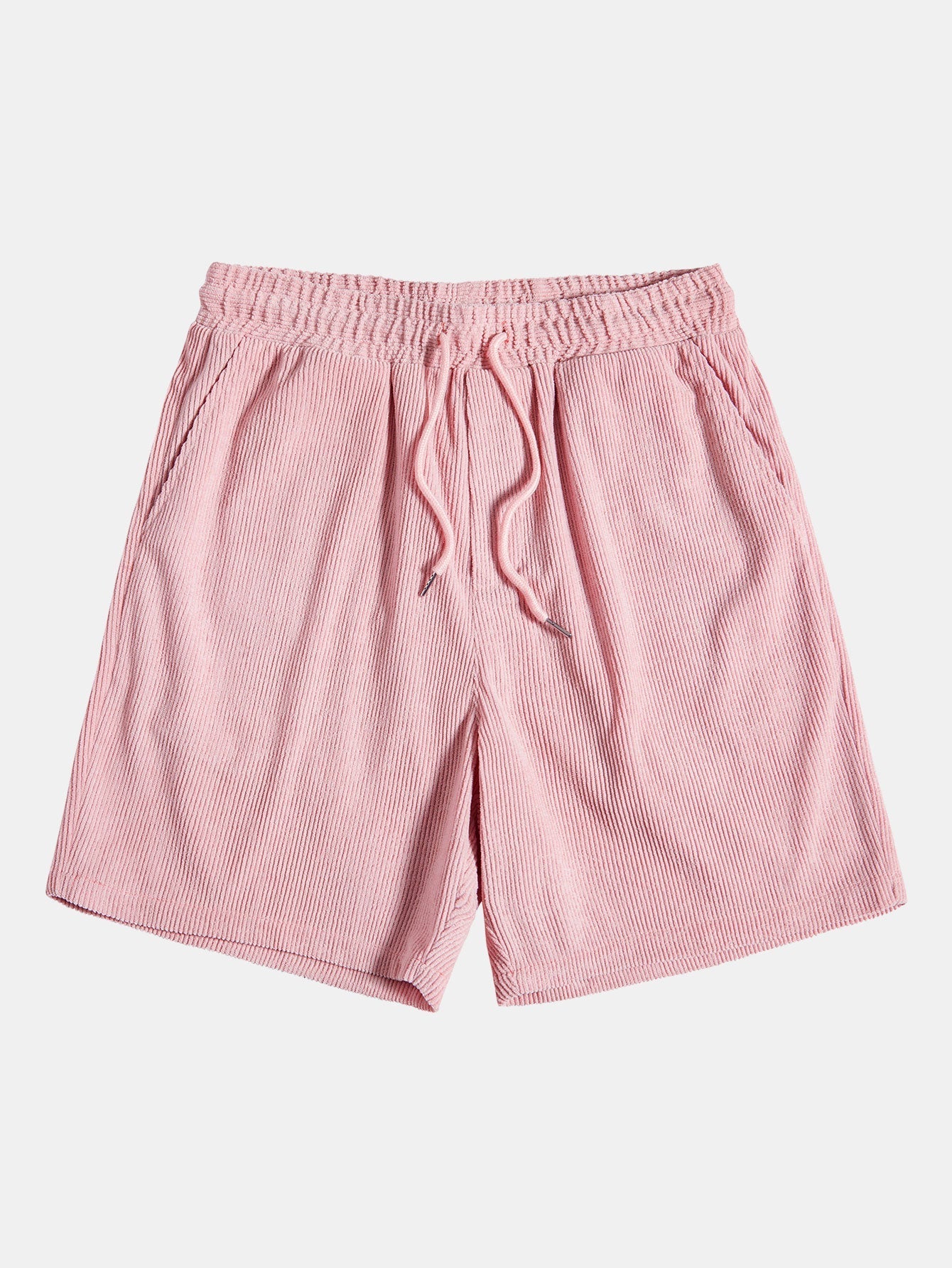 Ethan - Kurzarm Cordhemd Mit Knöpfen Und Shorts Set