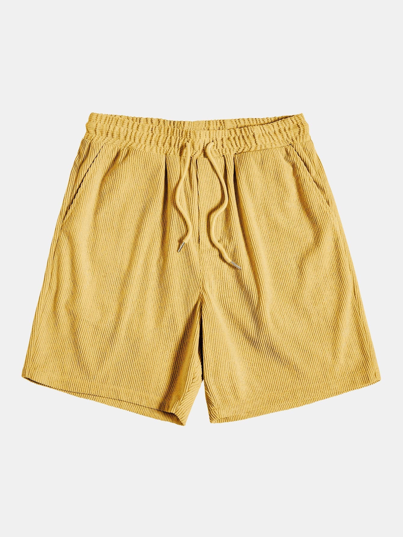 Ethan - Kurzarm Cordhemd Mit Knöpfen Und Shorts Set