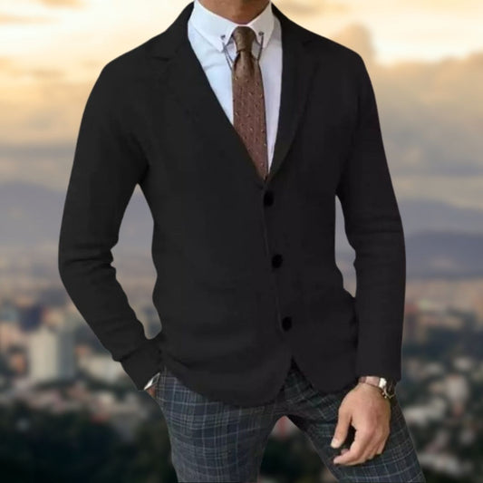 Max - Blazer polyvalent à manches longues avec col à revers