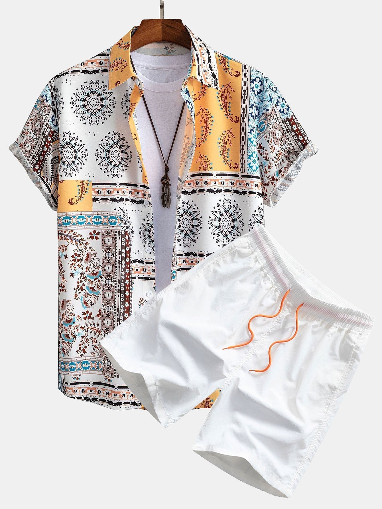 Bolendo Leo | Hosenhemd und Shorts Set