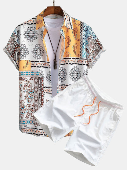 Bolendo Leo | Hosenhemd und Shorts Set