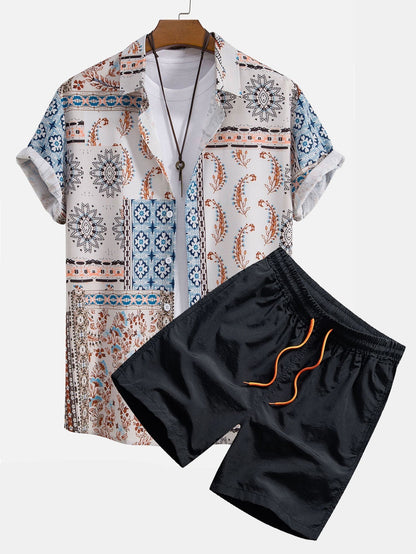 Bolendo Leo | Hosenhemd und Shorts Set