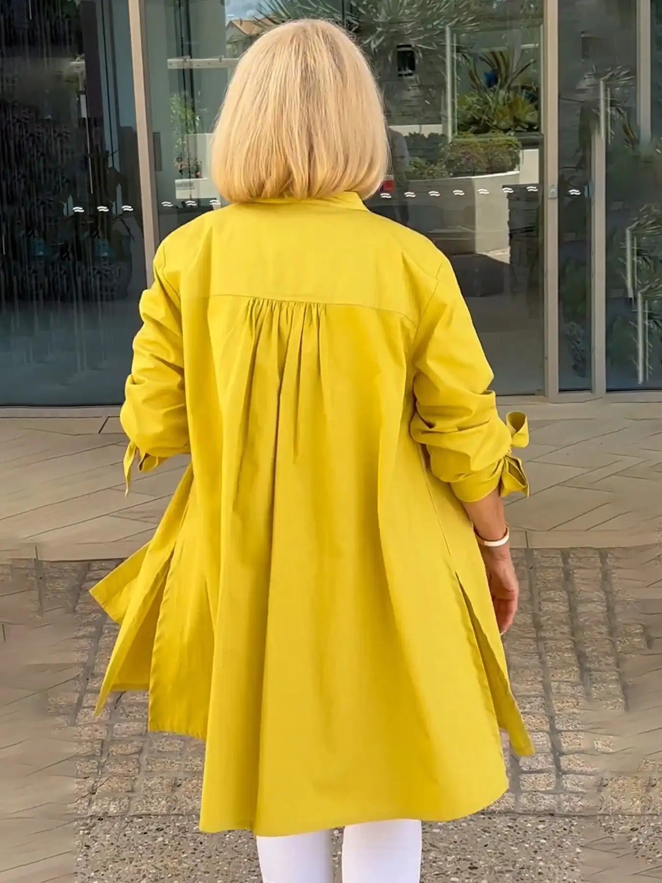 Chemise Emily boutonnée manches longues coupe décontractée