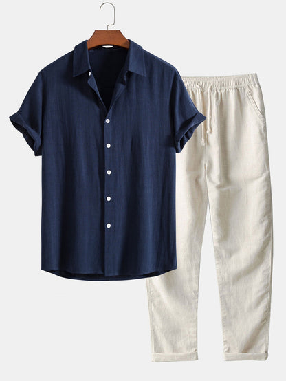 Ensemble pour homme au look estival