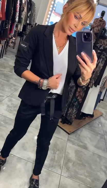 Zyora™ – Maßgeschneidertes Set mit Weichem Blazer und Lässigen Jogginghosen