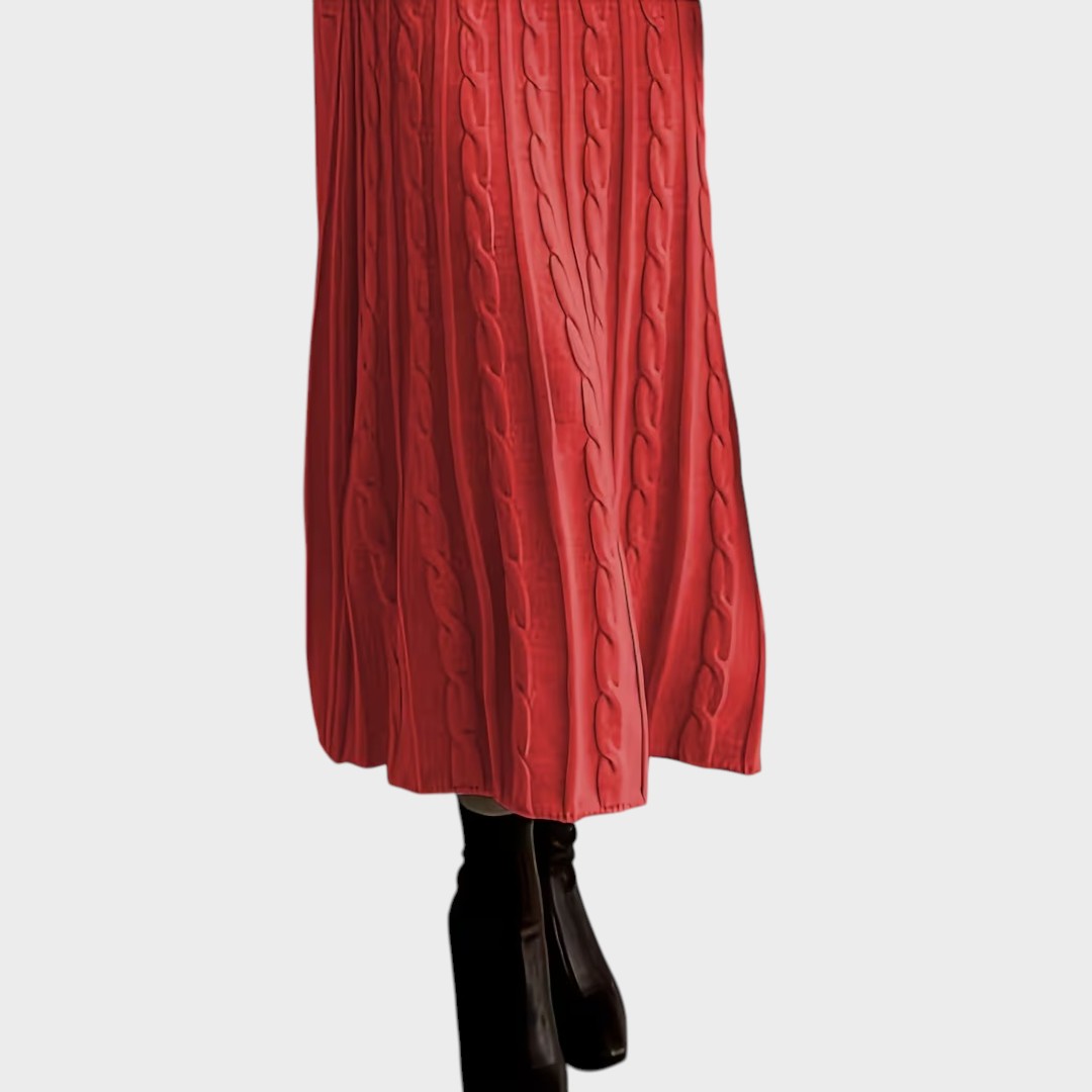 Vanessa | Rochie lungă elegantă din tricot