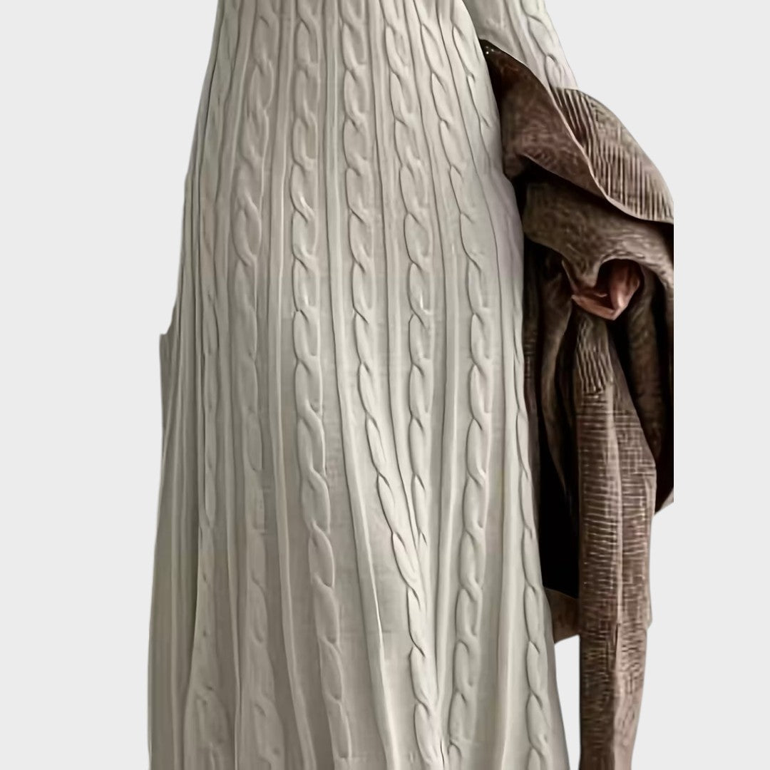 Vanessa | Rochie lungă elegantă din tricot