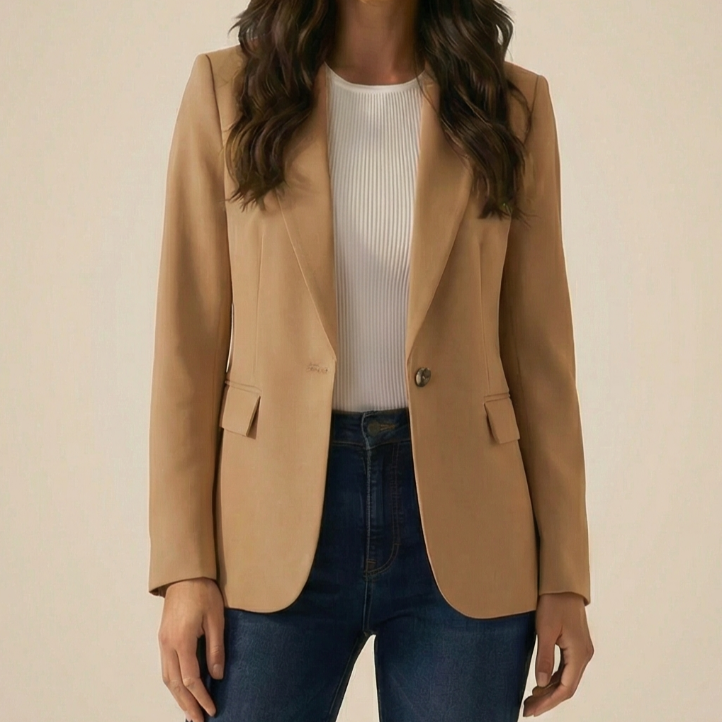 ISABELLA RELAXED BLAZER WITH FRONT POCKETS | TIMELESS EVERYDAY TAILORING