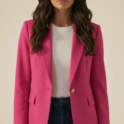 ISABELLA RELAXED BLAZER WITH FRONT POCKETS | TIMELESS EVERYDAY TAILORING