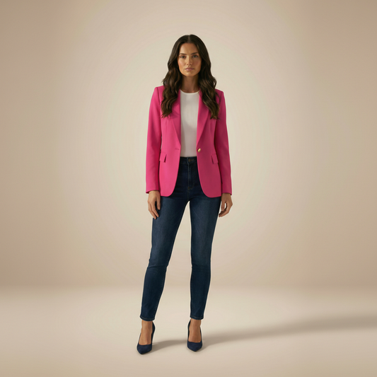 ISABELLA RELAXED BLAZER WITH FRONT POCKETS | TIMELESS EVERYDAY TAILORING