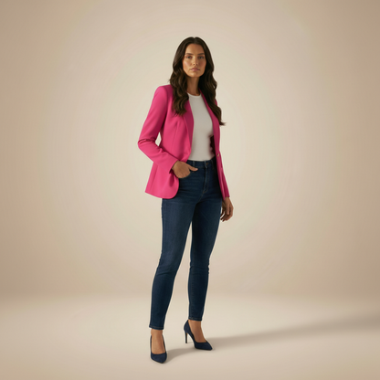 ISABELLA RELAXED BLAZER WITH FRONT POCKETS | TIMELESS EVERYDAY TAILORING