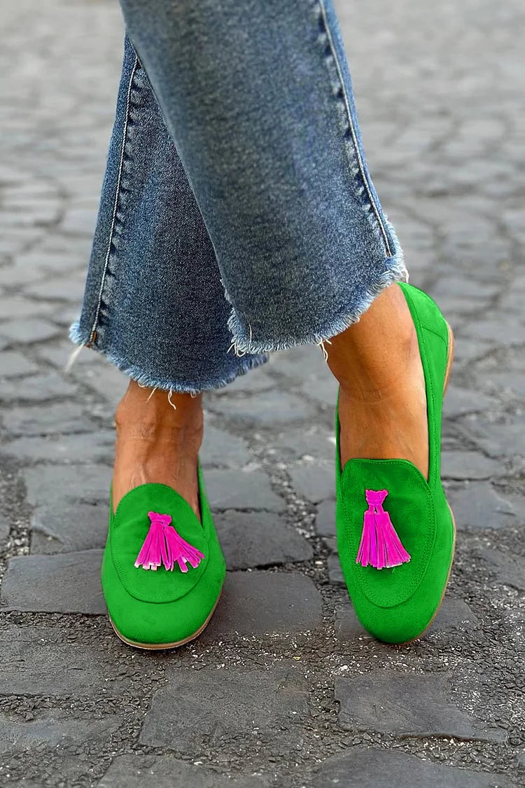 Mandy | Mocassini con frange