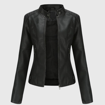 Giorgina™ - Giacca in Pelle Elegante per Donne