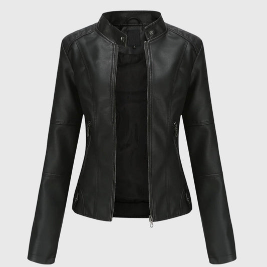Giorgina™ - Giacca in Pelle Elegante per Donne