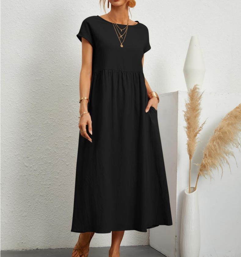 Esmeralda | Vestido Midi de Manga Corta para Mujeres