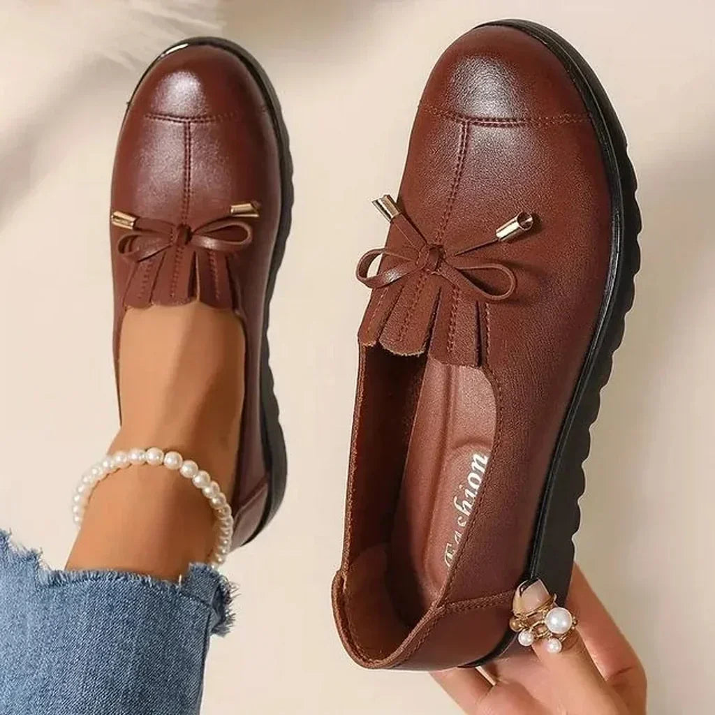 Mocassins Femme À Enfiler Semelle Souple Coupe Classique Usage Quotidien