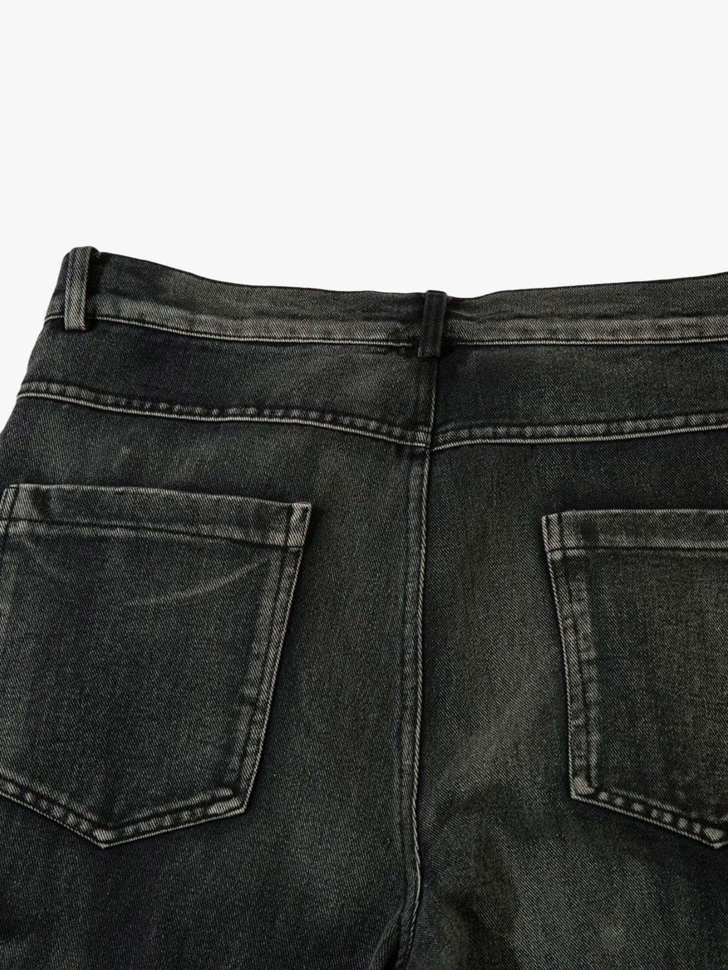 Embroidered Hip-Hop Street Style Jeans