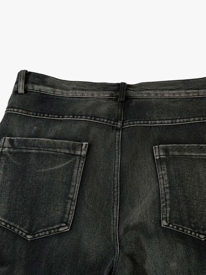 Embroidered Hip-Hop Street Style Jeans