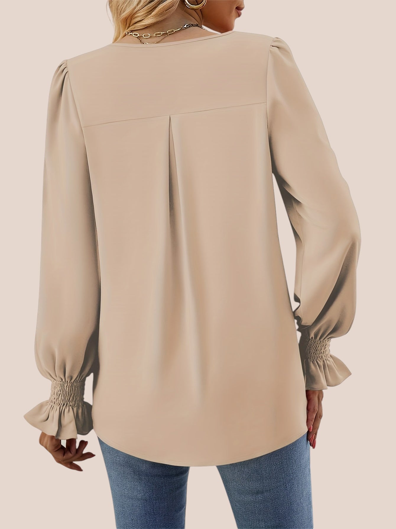 Mira - Blusa Elegante con Escote en V