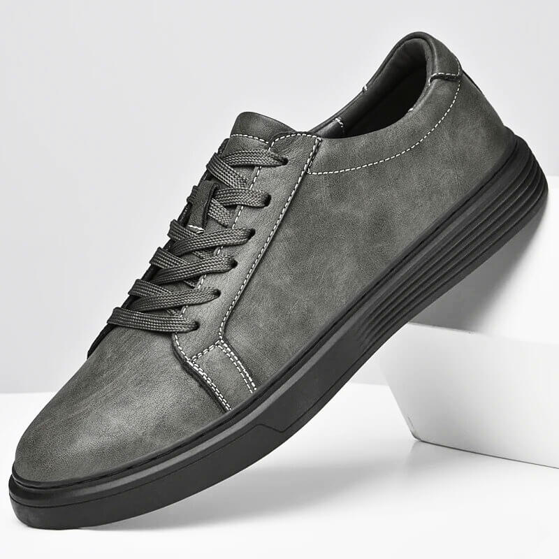 Milanoverdi Hand-Stitched Genuine Italian Leather Sneakers