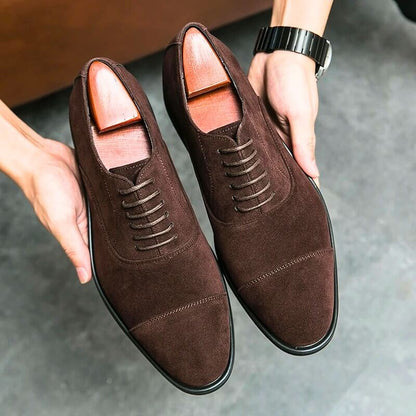 Savile Oxfords: Formal Dress Shoes, Hand-Stitched Genuine Italian Leather – Designed by JesseVance Savile Row
