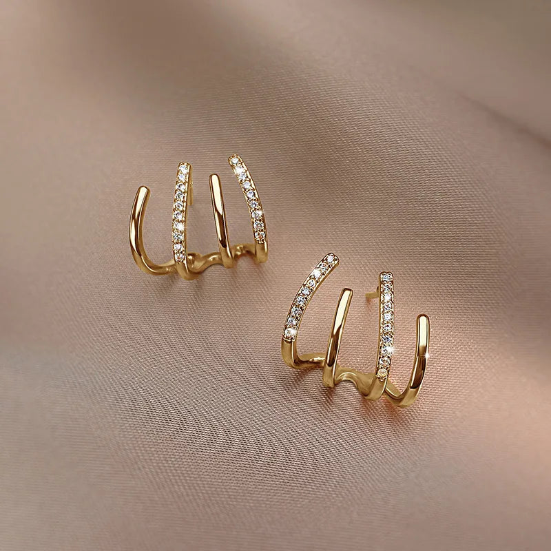 Damen Creolen Ohrringe | Multi Ring