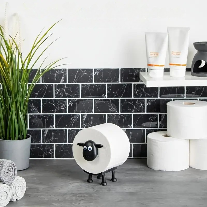 SheepEase - Effortless, Mess-Free Toilet Paper Storage With Charm