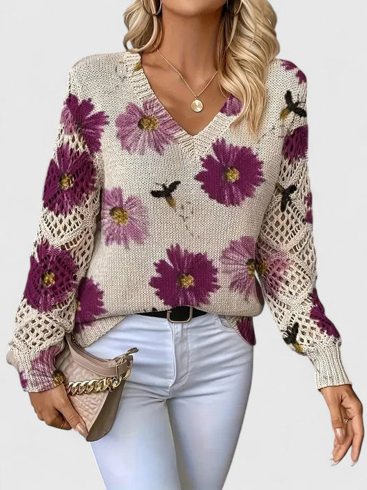 Lavoisier™ | Aurélie - Cardigan Floral Léger