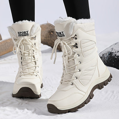 BlizzardStep | Winterwandelschoenen voor dames, waterdicht, gevoerd met fleece, warm, antislip