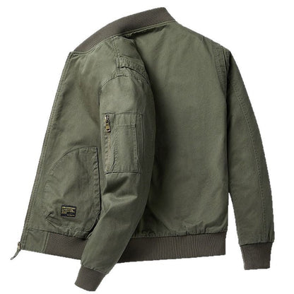 Giubbotto bomber casual premium da uomo – Vestibilità rilassata con collo alto