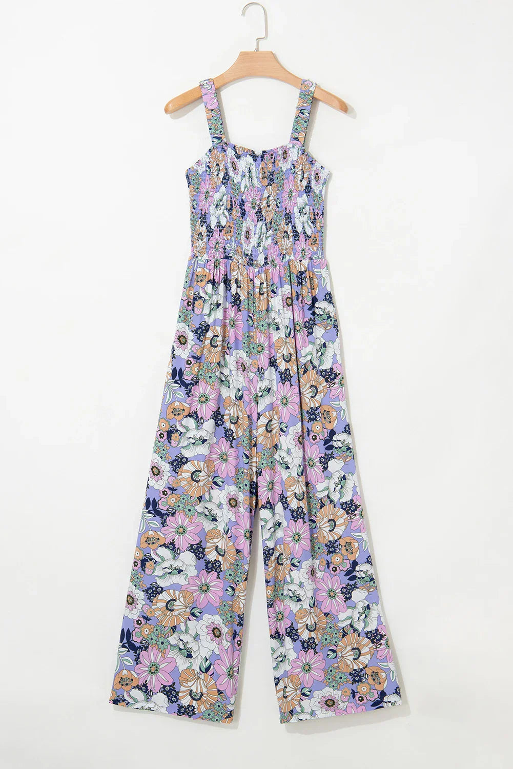 BloomDrape™ - Floral Wide Leg Jumpsuit