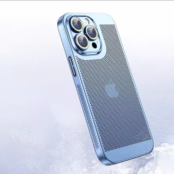 Breathable Cooling iPhone Case with Heat Dissipation