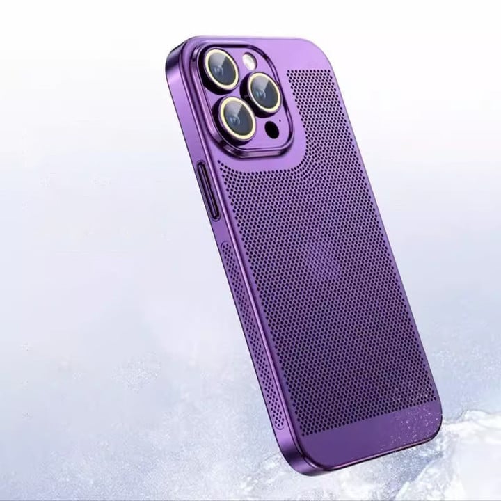 Breathable Cooling iPhone Case with Heat Dissipation