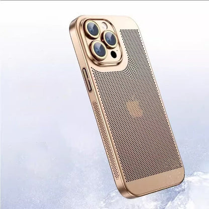 Breathable Cooling iPhone Case with Heat Dissipation