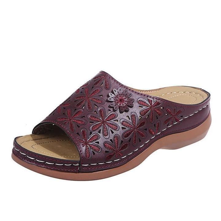 Women's Orthopedic Flat Cushioned Sandals for Walking