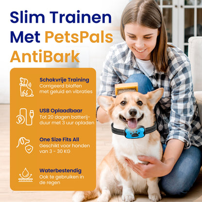 PetsPals AntiBark™ - Anti BlafBand voor Honden