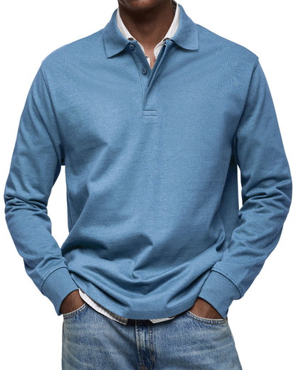 Lenoir - Chemise Poloshirt Casual à Manches Longues