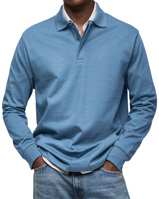 Lenoir - Chemise Poloshirt Casual à Manches Longues