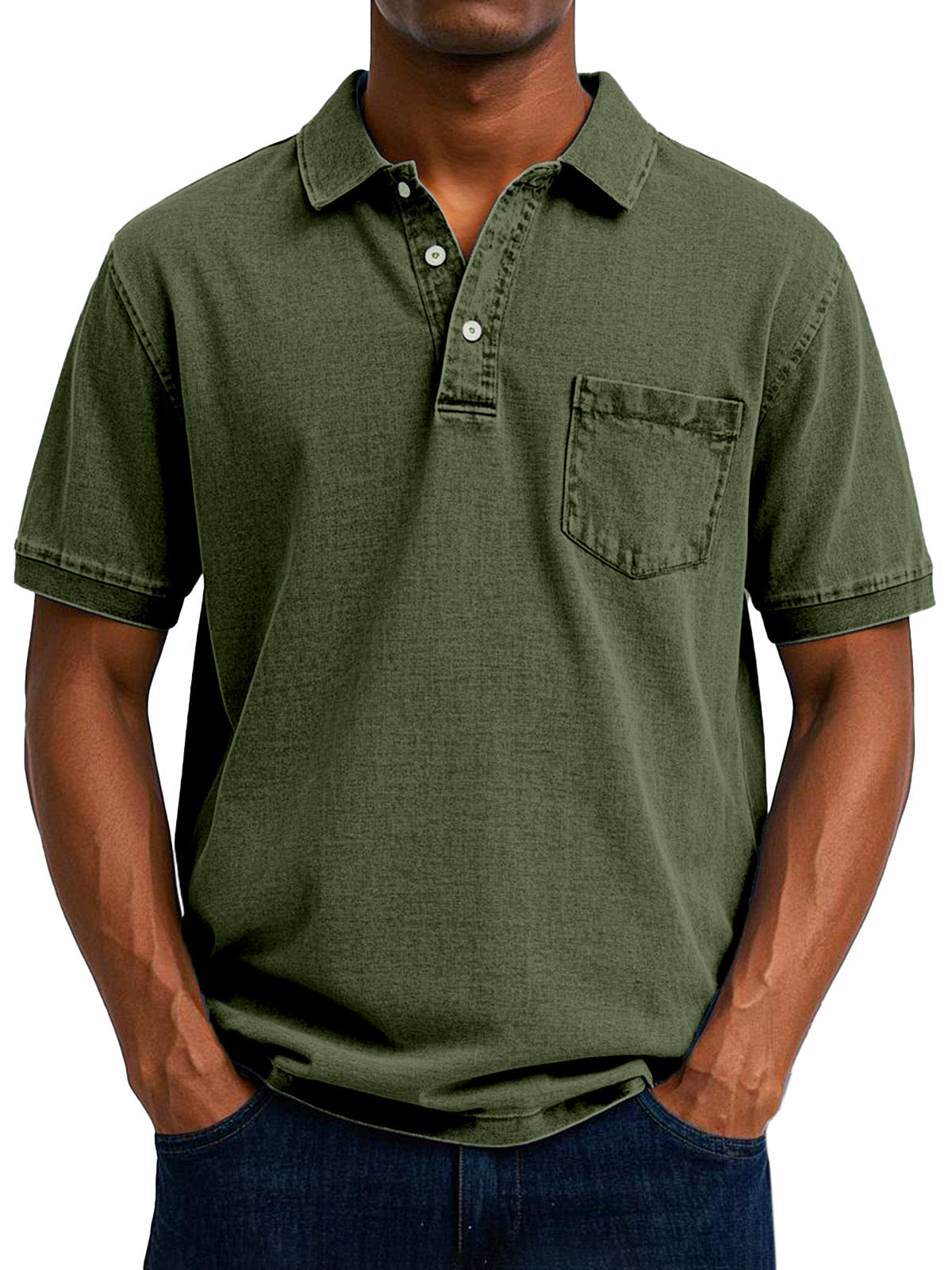 Virello Paris  | Chemise Polo Vintage Décontractée pour Homme