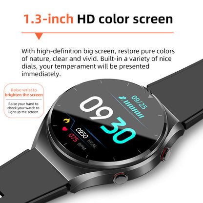One-Click Bloedglucose|Bloedglucose Bloeddruk ECG|ECG HRV Hartslagmonitor Gezondheids Smartwatch