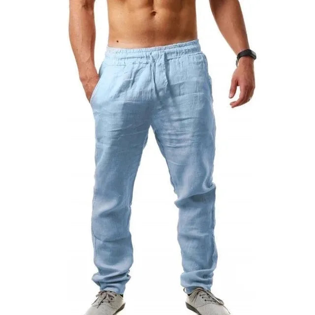 Bequeme und atmungsaktive Stoffhose
