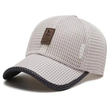 Casquette homme en maille respirante légère