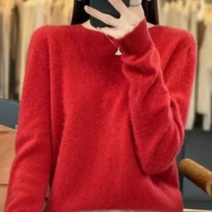 100% Merinowolle Pullover für Damen – Strickpullover für Winter